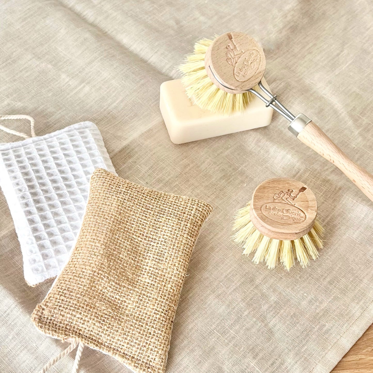 Recharge brosse vaisselle - Bois de hêtre et fibres naturelles