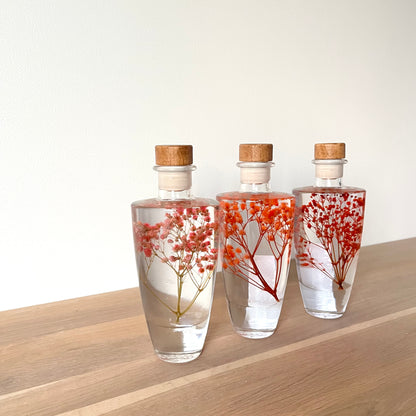 Flacon floral "Lovia" - Verre & Gypsophile