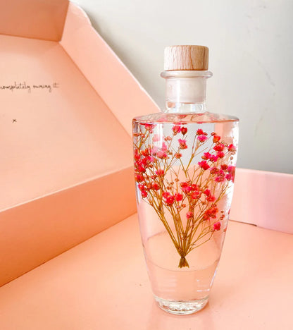 Flacon floral "Lovia" - Verre & Gypsophile