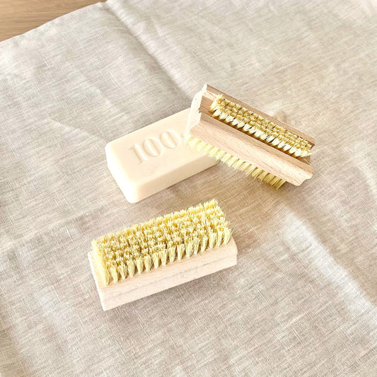 Brosse à ongles - Bois de hêtre et fibres naturelles