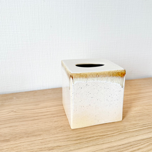 Boîte à mouchoirs nude