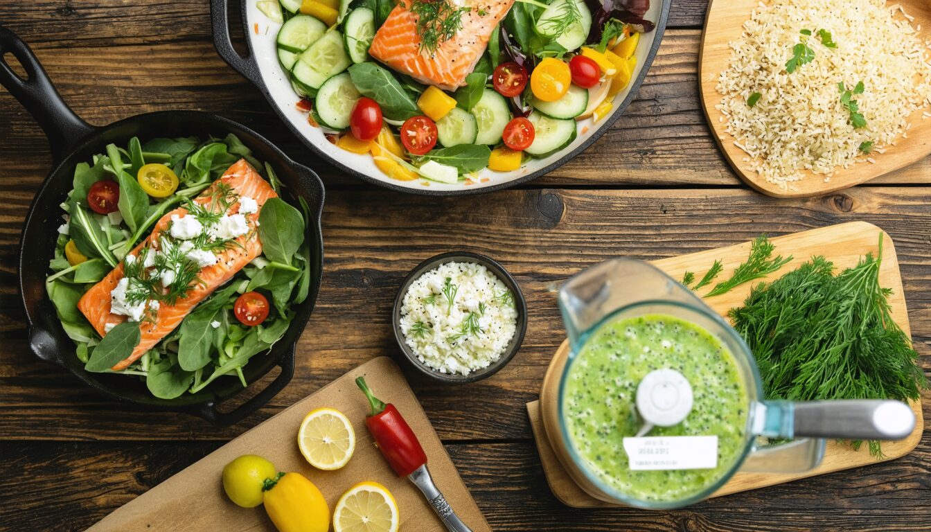 découvrez des recettes rapides et savoureuses pour une cuisine équilibrée. idéales pour les personnes pressées souhaitant manger sainement, ces idées faciles à préparer vous aideront à allier plaisir culinaire et nutrition.