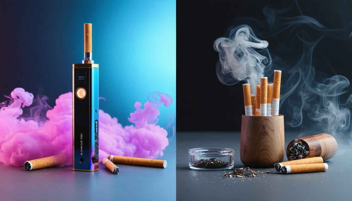 découvrez comment les cigarettes électroniques se présentent comme une alternative moderne aux cigarettes traditionnelles. informez-vous sur leurs avantages, leurs diversités et leur impact sur la santé dans un monde en pleine évolution.