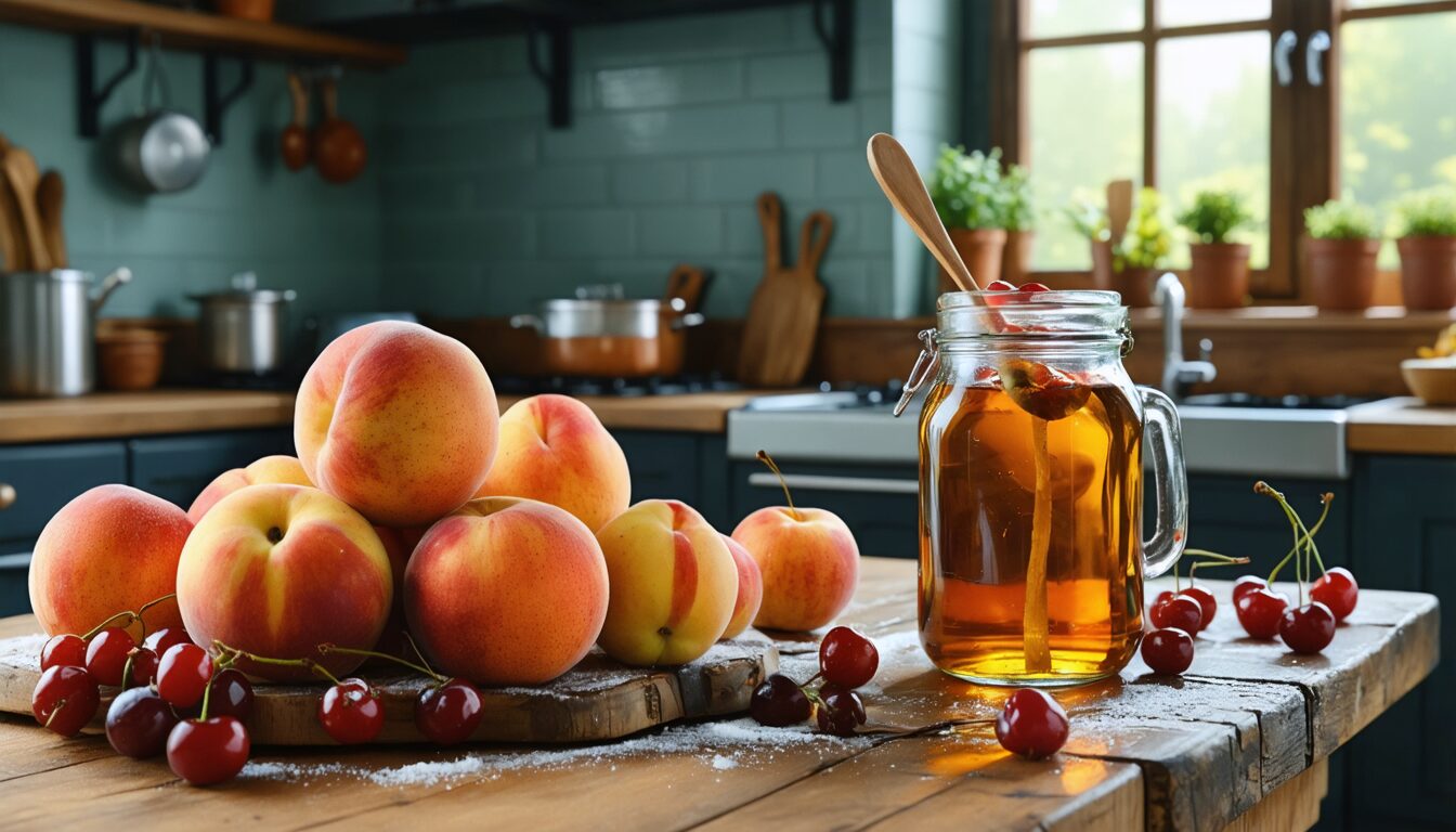 découvrez comment préparer des fruits au sirop facilement et sans stérilisation ! cette méthode simple vous permet de profiter de la douceur et des saveurs des fruits tout au long de l'année. idéal pour les desserts, les garnitures ou simplement à déguster, apprenez à conserver vos fruits préférés dans un sirop maison savoureux.