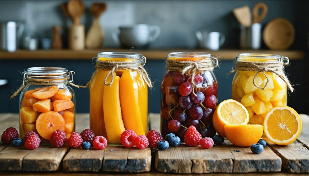 Préparer des fruits au sirop sans processus de stérilisation