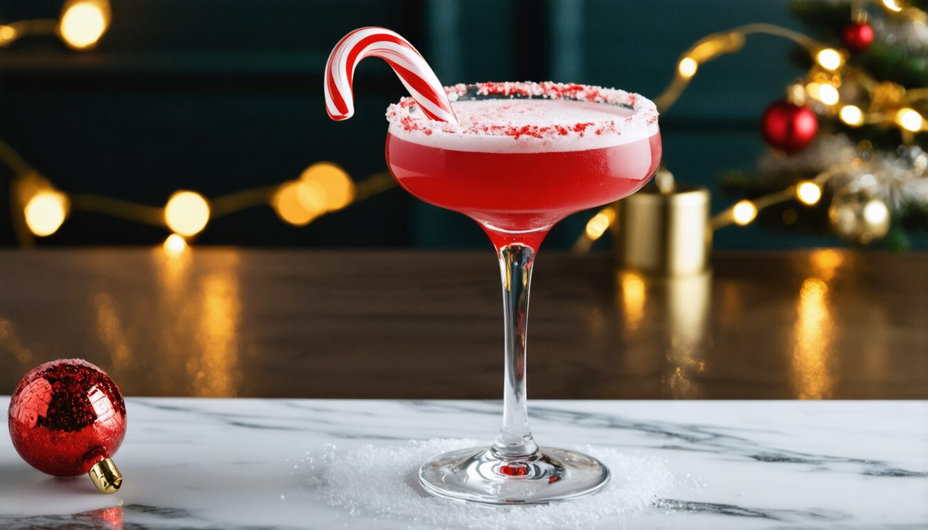 apprenez à réaliser le candy cane spritzer, un cocktail festif et rafraîchissant parfait pour les fêtes. une recette simple, originale et gourmande à partager entre amis ou en famille !