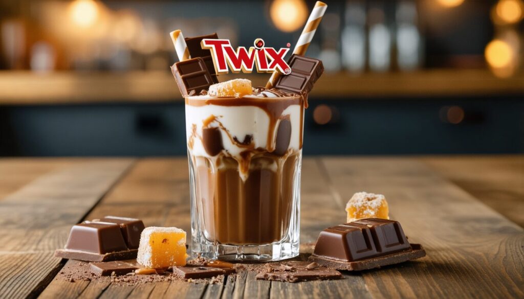La recette pour créer un délicieux cocktail inspiré du bonbon Twix