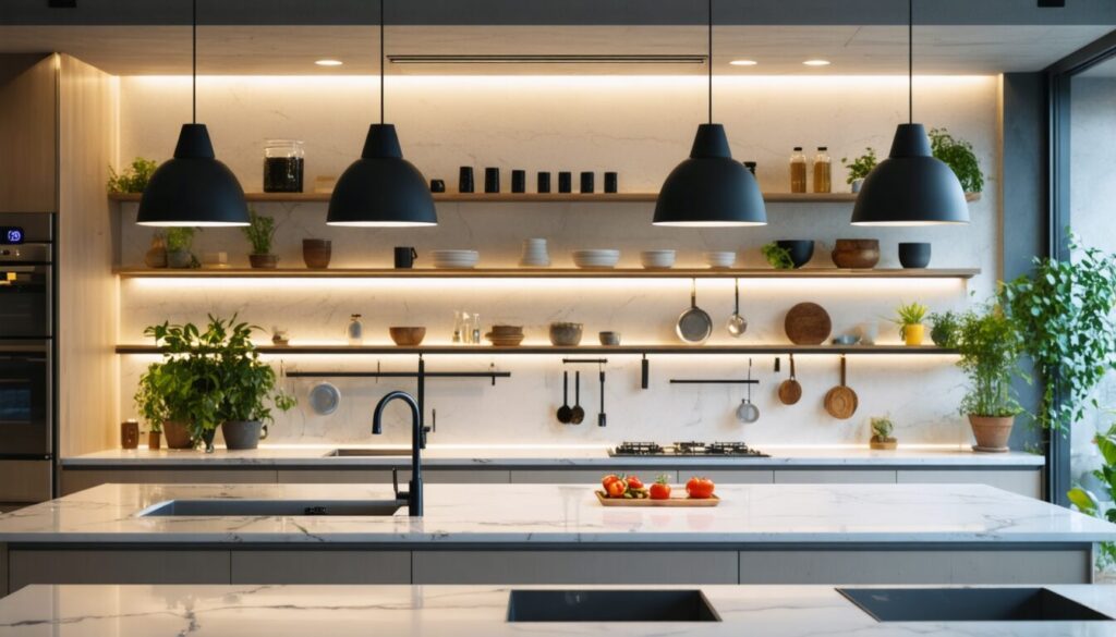 Le guide ultime pour sélectionner l’éclairage et les luminaires idéaux de votre cuisine