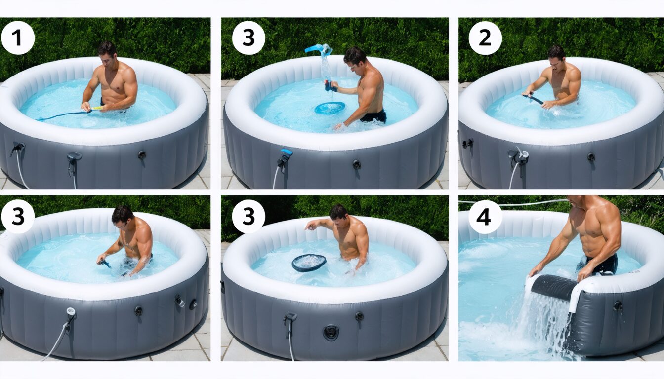 découvrez les 6 étapes indispensables pour entretenir et nettoyer efficacement votre spa gonflable. garantissez une eau propre, prolongez la durée de vie de votre équipement et profitez d’un moment de détente sans souci !