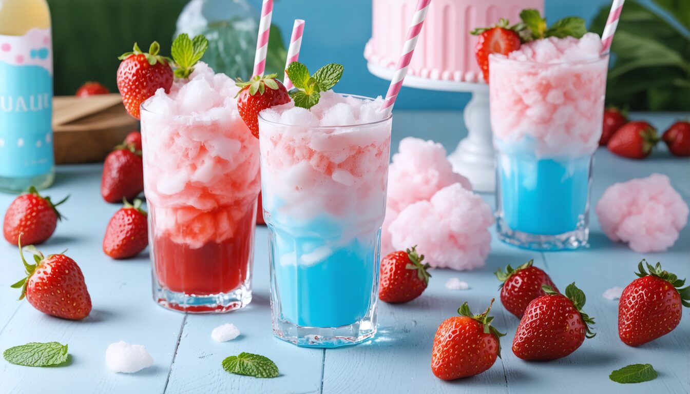 découvrez comment préparer un cocktail surprenant à la barbapapa, associé à la fraîcheur de la limonade et à la douceur de la fraise. une recette facile et originale pour ravir vos invités !