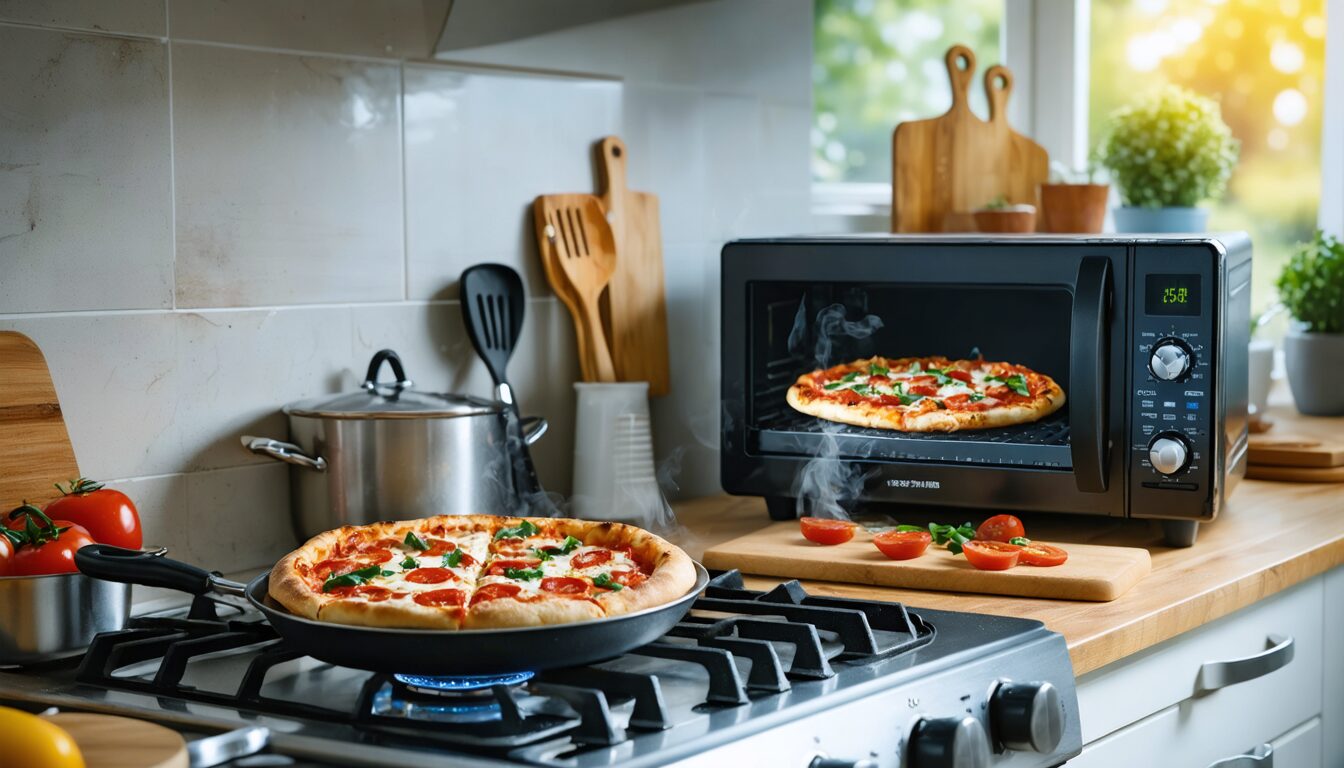 apprenez comment préparer une pizza surgelée sans four grâce à des techniques simples et efficaces pour savourer une pizza croustillante en un rien de temps !