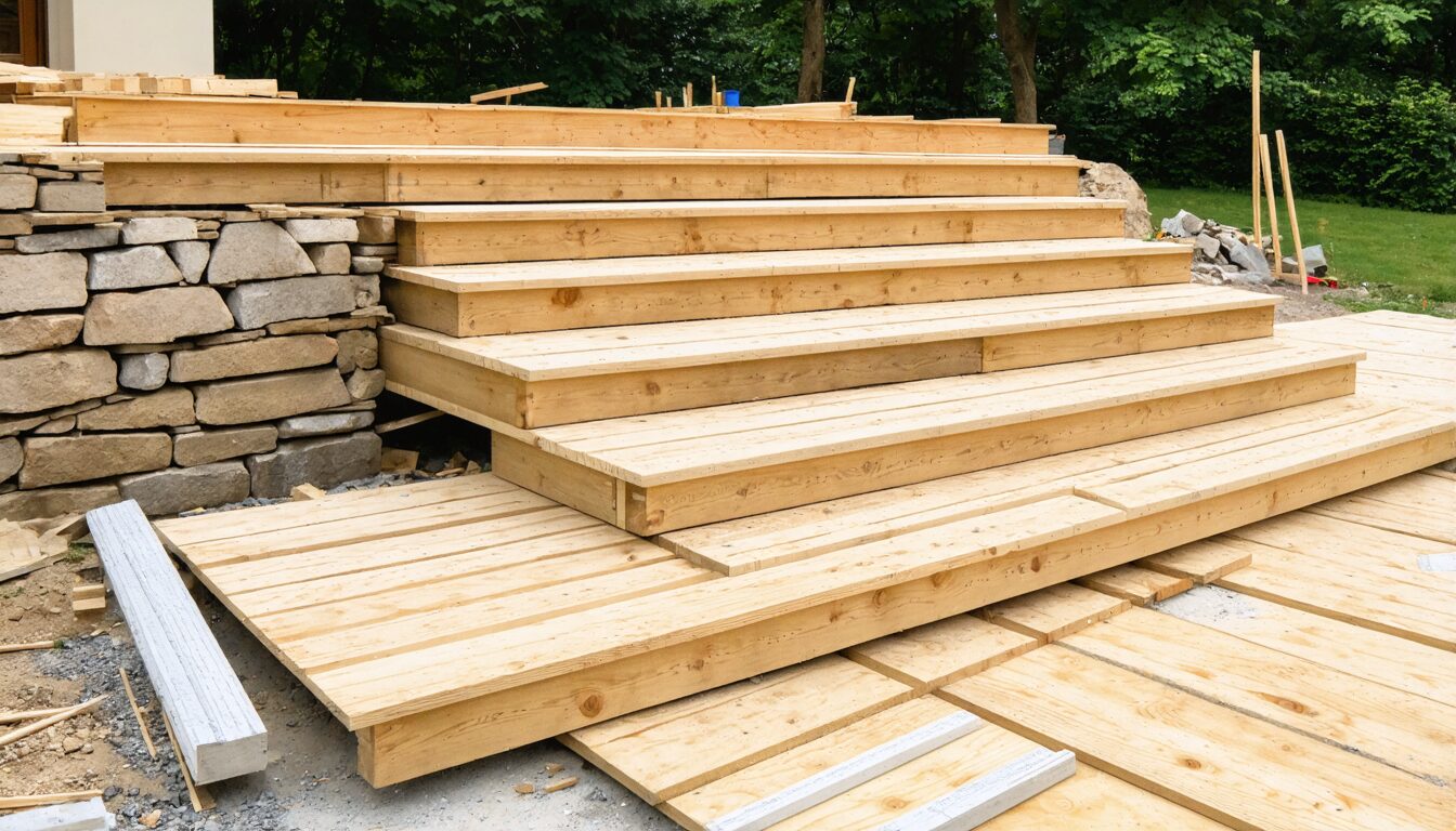 découvrez notre guide pratique pour réaliser facilement des escaliers en bois sur mesure, parfaitement adaptés à votre terrasse. conseils, étapes et astuces pour un résultat esthétique et durable.