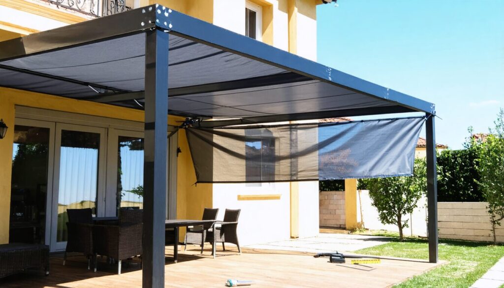 Guide pratique pour une installation sans stress de votre bâche de pergola sur mesure