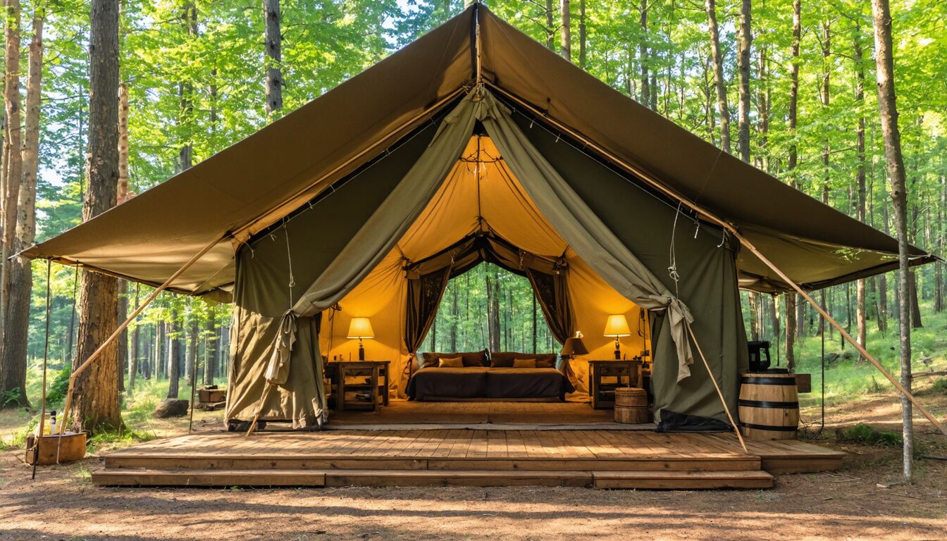 découvrez les 5 tentes de glamping les plus originales en france pour une expérience insolite et tout confort au cœur de la nature. inspirations voyage et hébergements uniques à explorer !