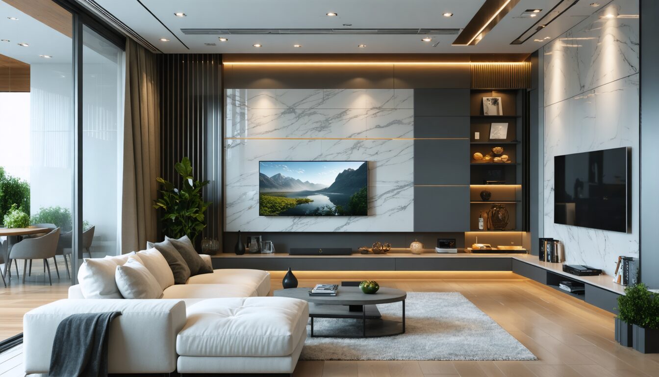 découvrez comment sublimer votre salon en intégrant la télévision avec style. nos astuces créatives et conseils déco vous aident à maximiser l’harmonie de votre intérieur tout en profitant d’une ambiance élégante et moderne.