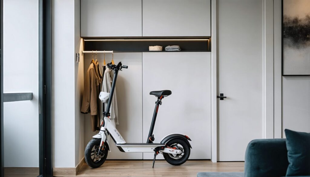 Où placer judicieusement sa trottinette électrique chez soi ?
