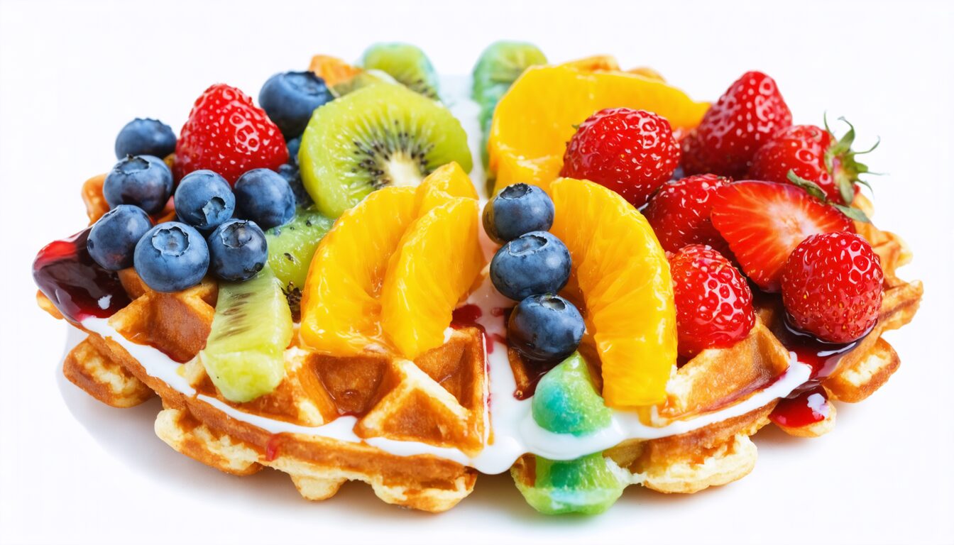 découvrez comment réaliser une délicieuse gaufre arc-en-ciel, agrémentée de fruits exotiques colorés. surprenez vos papilles avec cette recette gourmande, facile et originale, parfaite pour un dessert ou un brunch plein de saveurs et de couleurs !