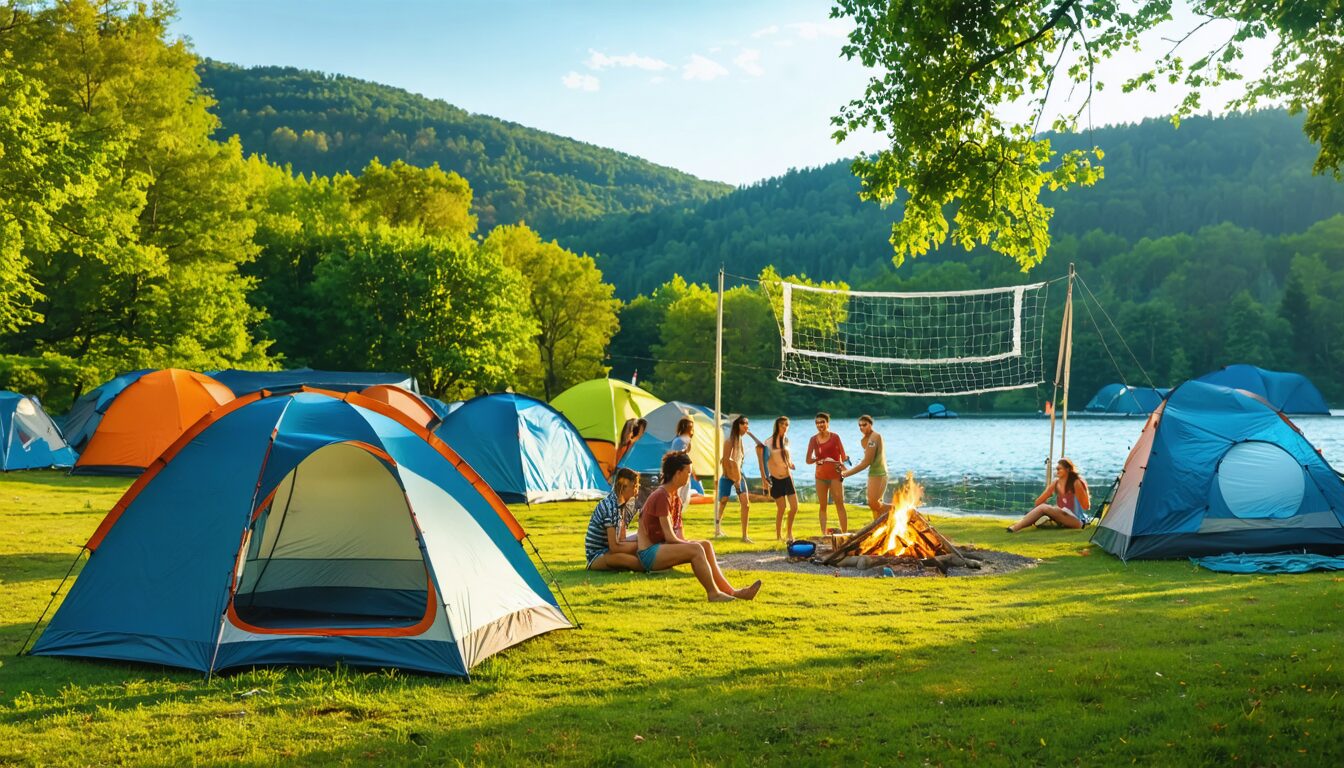 découvrez notre sélection des meilleurs campings en france spécialement pensés pour les jeunes de 18 à 25 ans : animations, soirées, activités sportives et ambiance conviviale au rendez-vous pour des vacances inoubliables !