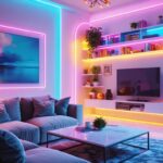 Astuces pour embellir votre salon avec des éclairages LED néon décoratifs
