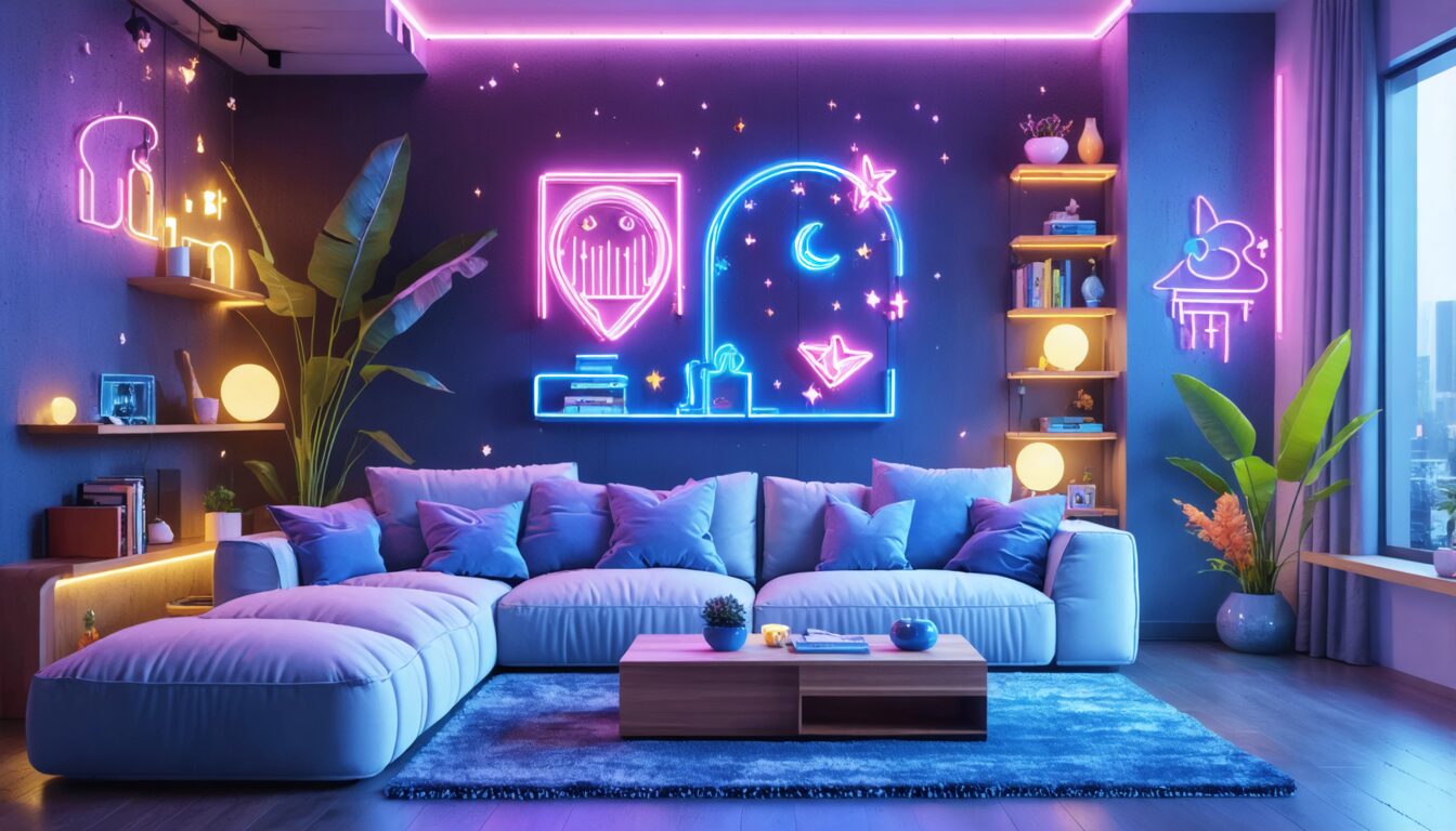 découvrez comment transformer votre salon en un espace moderne et chaleureux grâce à des éclairages led néon décoratifs. suivez nos astuces simples pour sublimer votre décoration intérieure et créer une ambiance unique.