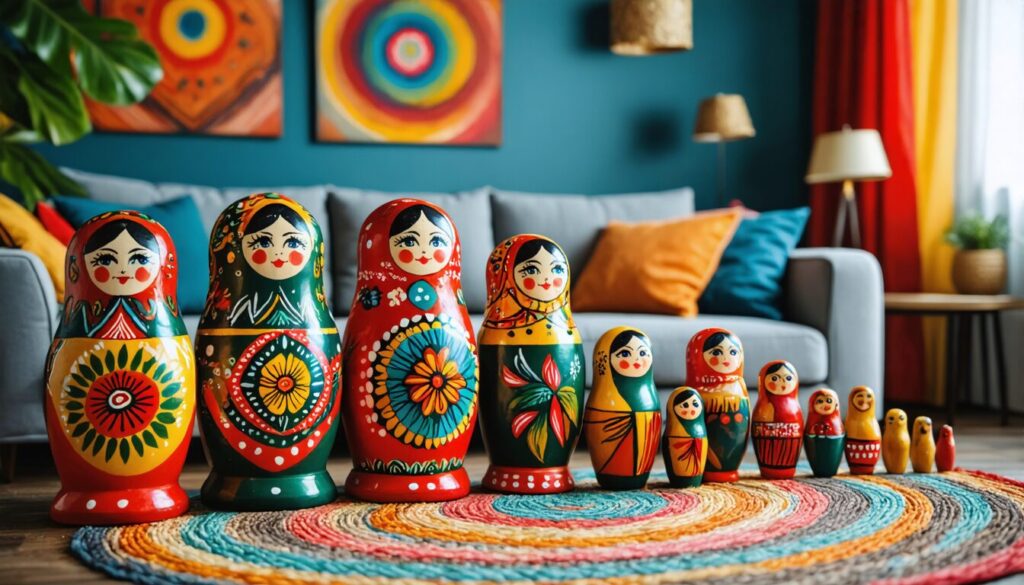 Comment intégrer harmonieusement des poupées russes dans votre décoration intérieure ?