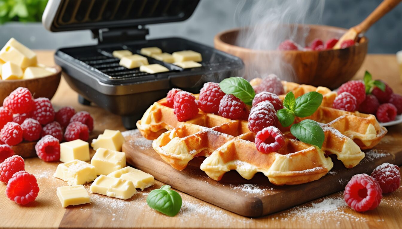 découvrez comment préparer des gaufres gourmandes au chocolat blanc, framboises et basilic grâce à notre guide pratique. astuces, étapes et conseils pour réussir une recette originale et savoureuse.