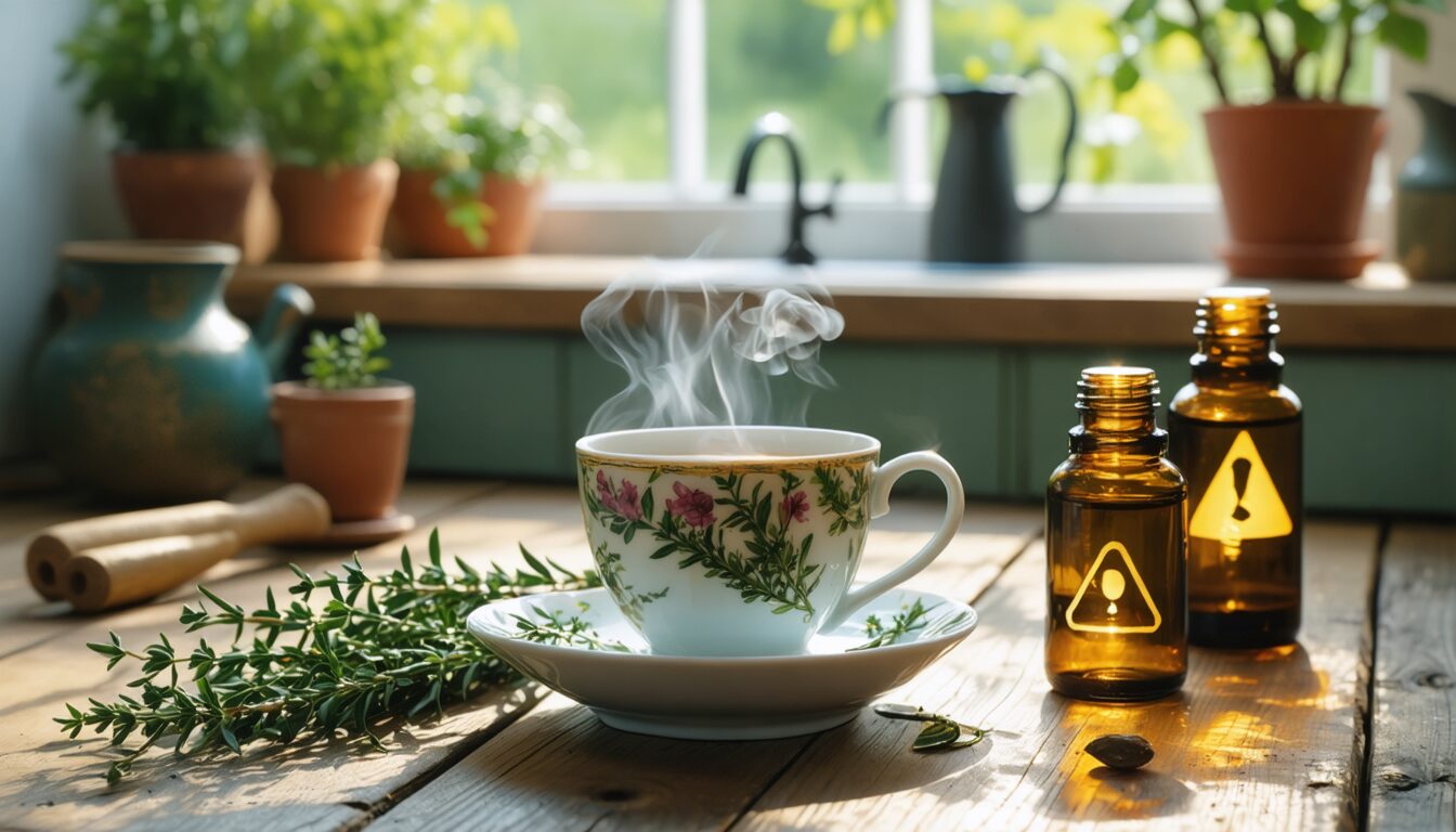 découvrez quels sont les effets indésirables et précautions à prendre avant de consommer de la tisane de thym. informez-vous sur les risques potentiels pour votre santé et les contre-indications possibles afin de profiter sereinement de ses bienfaits.
