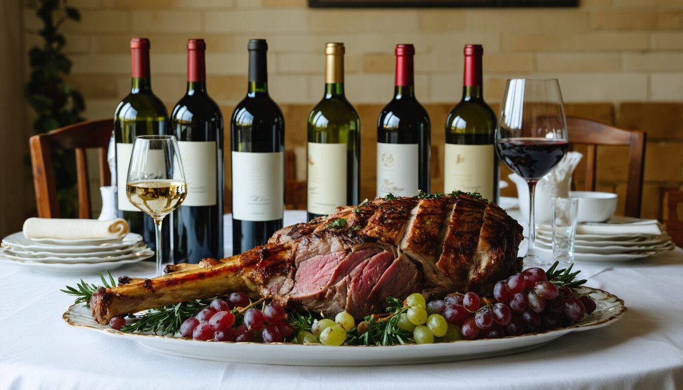 découvrez notre sélection de 7 vins parfaits pour sublimer le goût de votre gigot d'agneau lors de vos repas.