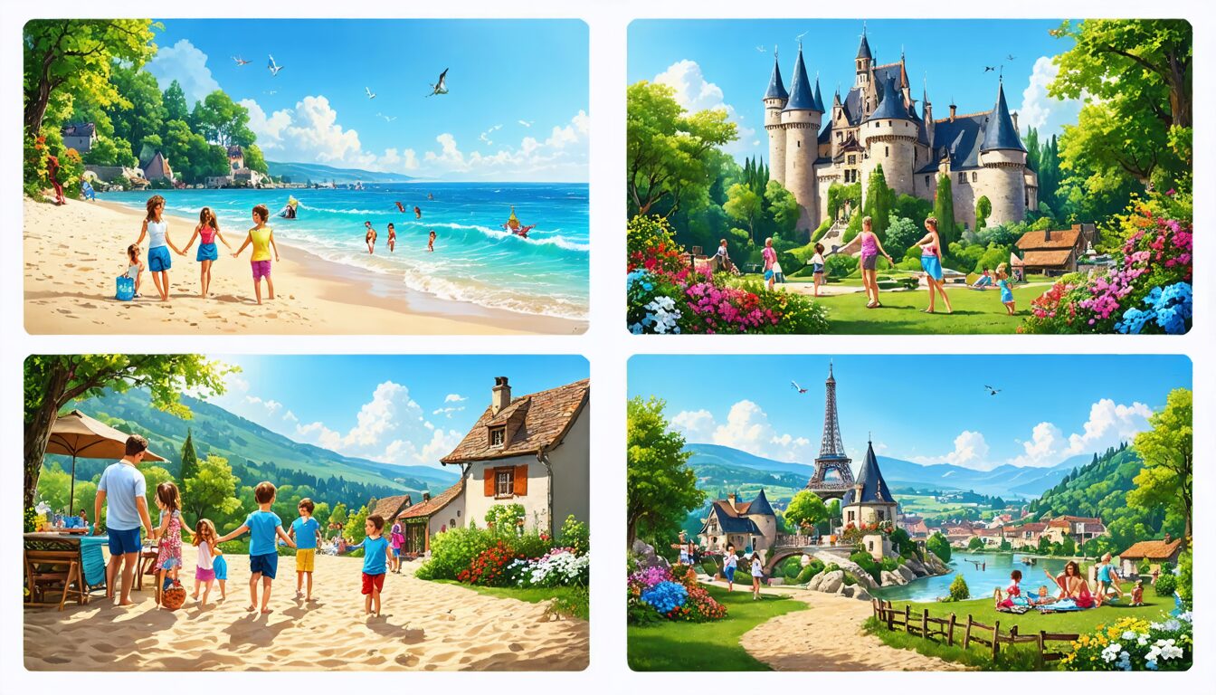 explorez quatre destinations idéales et économiques pour des vacances en famille en france. profitez de moments inoubliables sans dépasser votre budget !