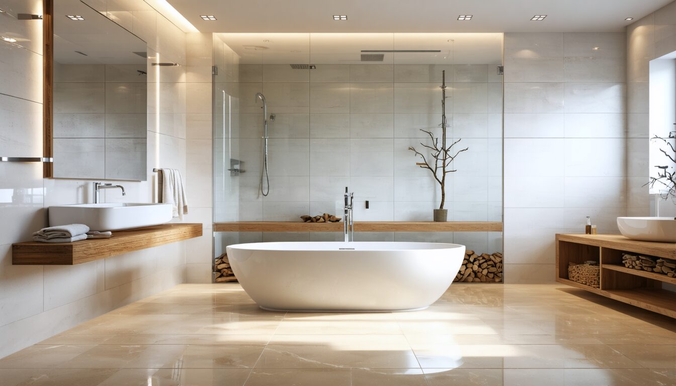 découvrez notre guide complet pour choisir le carrelage idéal de votre salle de bain, alliant style, durabilité et facilité d'entretien pour un espace harmonieux et moderne.
