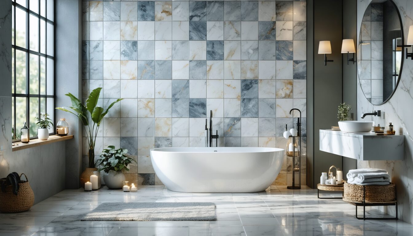 découvrez notre guide complet pour choisir le carrelage idéal de votre salle de bain, alliant style, durabilité et facilité d'entretien.