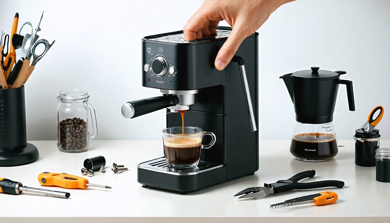 suivez notre guide étape par étape pour démonter facilement votre machine à café silvercrest et effectuez un entretien rapide et efficace.