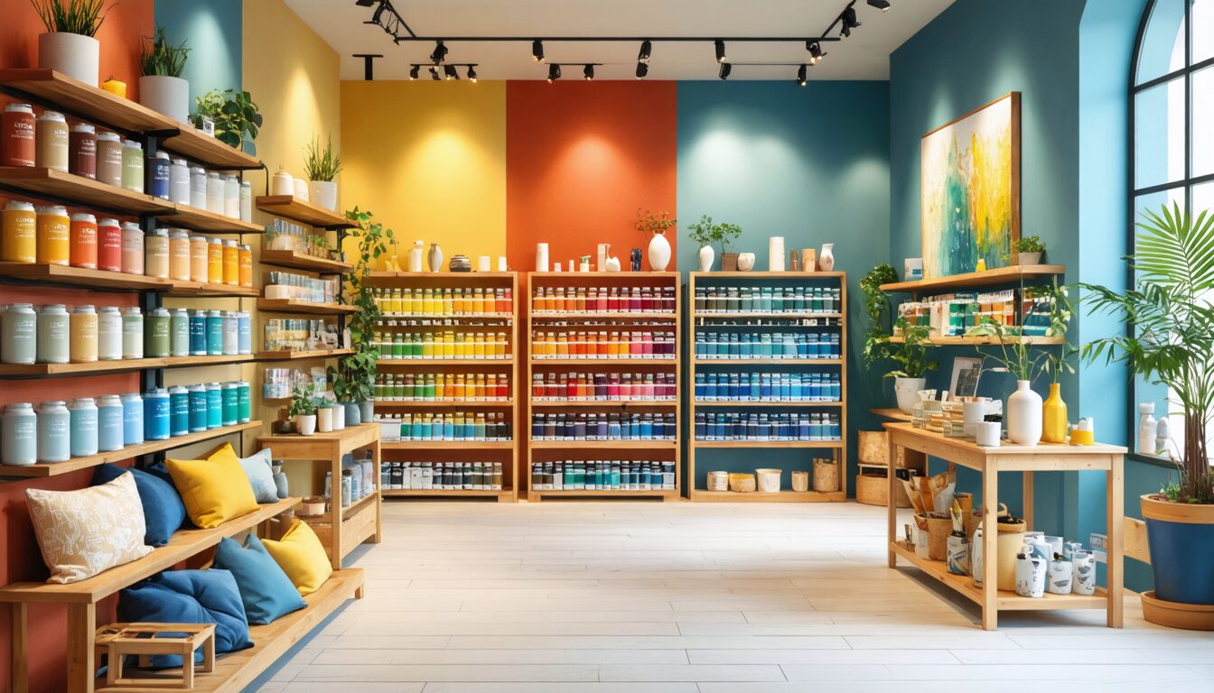 découvrez les points forts d’ib déco, votre magasin spécialisé en peinture et décoration : large choix de produits, conseils personnalisés et solutions sur-mesure pour sublimer vos espaces intérieurs.