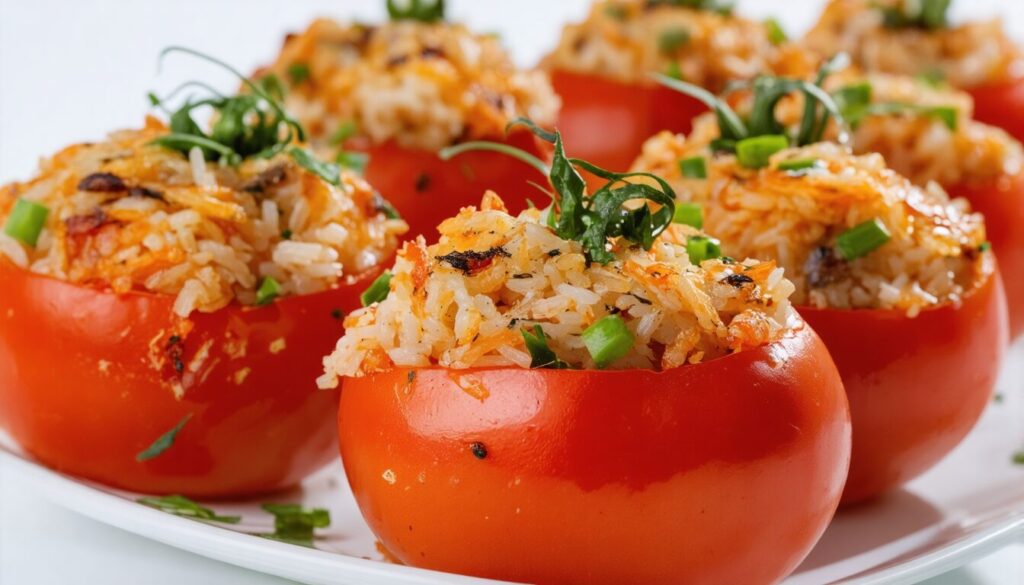 La recette authentique de grand-mère : tomates farcies au riz comme autrefois