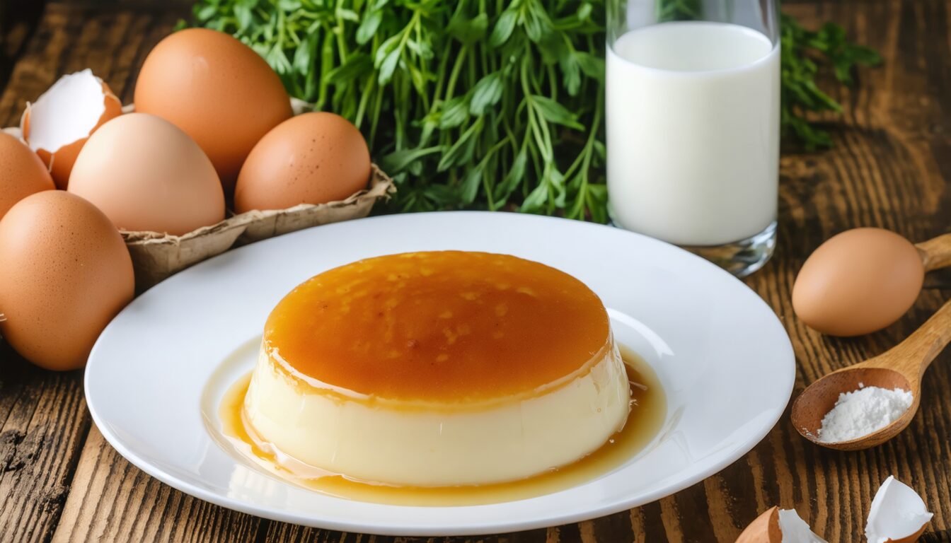 découvrez le secret authentique du flan aux œufs, préparé avec amour comme le faisait grand-mère, pour un dessert traditionnel et savoureux.