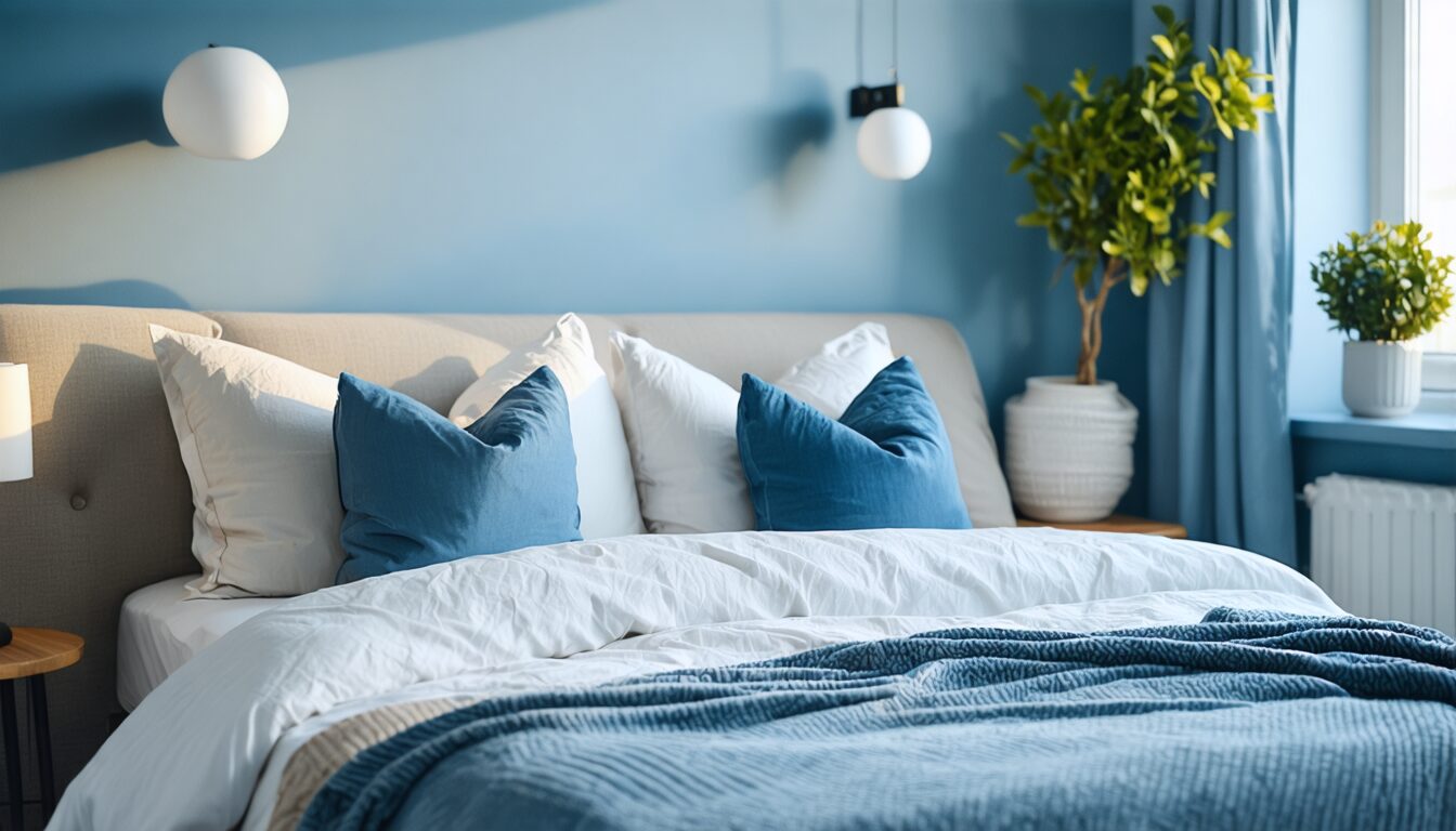 découvrez les teintes idéales pour une chambre sereine et relaxante, alliant harmonie des couleurs et ambiance apaisante pour un sommeil réparateur.