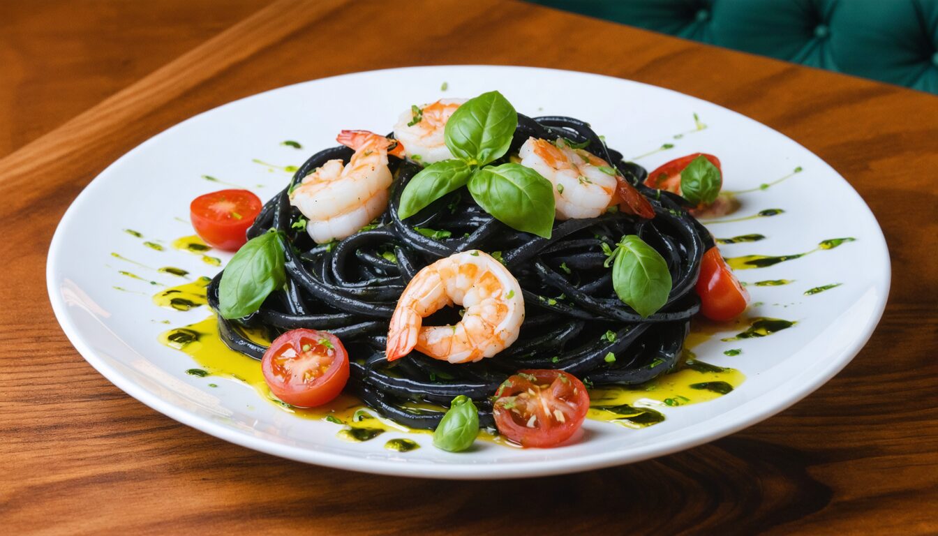 découvrez les meilleurs accompagnements pour sublimer vos pâtes à l’encre de seiche et révéler toute leur saveur unique.