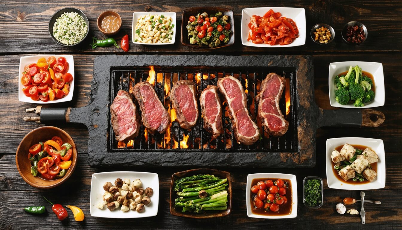 découvrez 7 accompagnements gourmands et savoureux pour sublimer votre pierrade et rendre vos repas conviviaux encore plus délicieux.