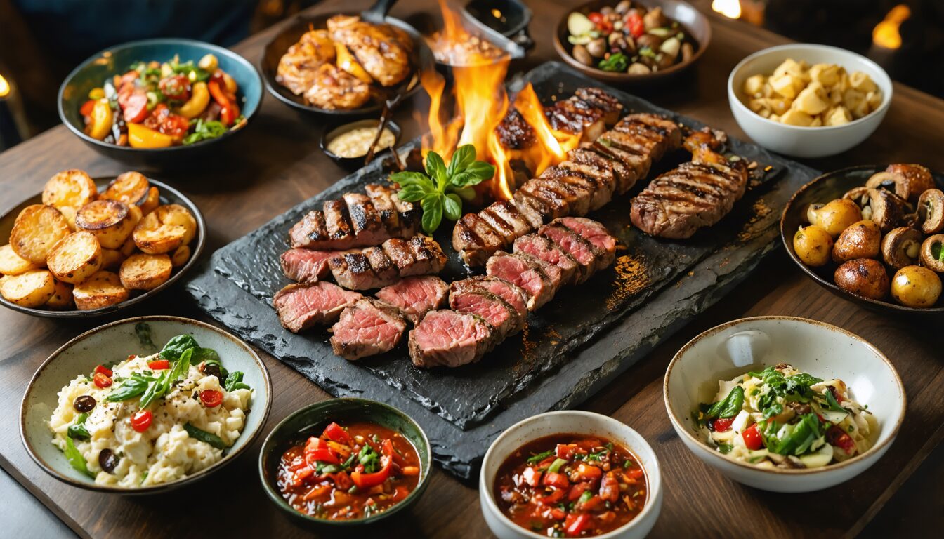 découvrez 7 accompagnements gourmands et savoureux pour sublimer votre pierrade et rendre vos repas conviviaux inoubliables.