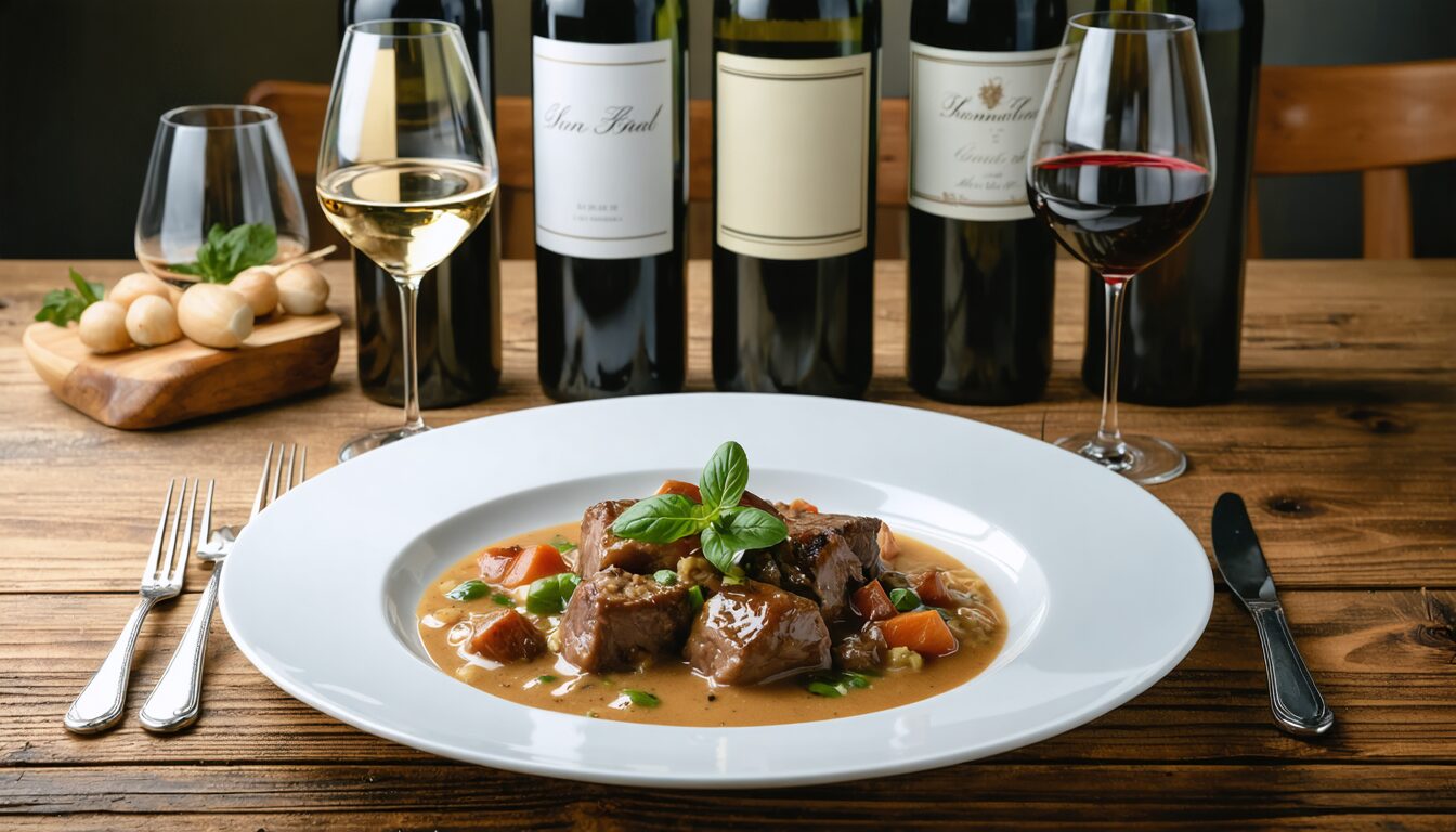 découvrez 7 vins exquis soigneusement sélectionnés pour sublimer votre blanquette de veau et révéler toutes ses saveurs délicates.