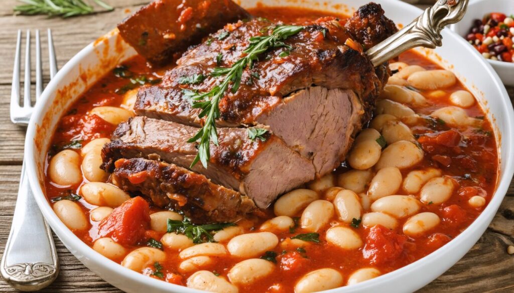 Les 10 meilleures viandes à savourer avec des haricots blancs à la tomate