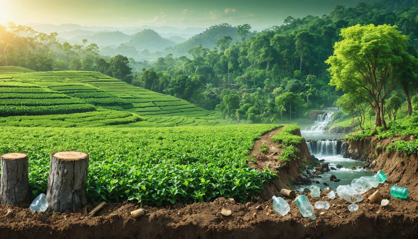 découvrez comment la culture du thé affecte l'environnement et quels sont ses impacts sur la biodiversité, l'eau et le climat pour mieux comprendre son empreinte écologique.