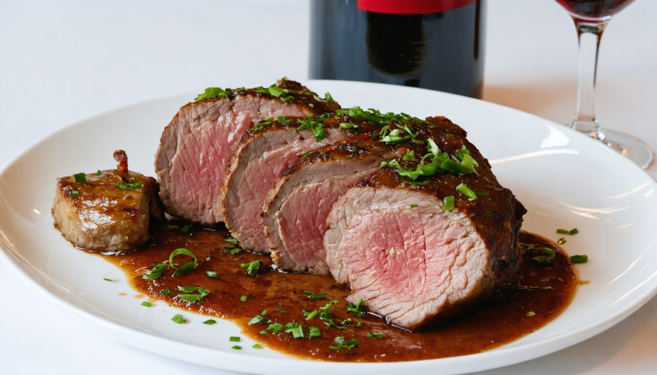 découvrez sept vins parfaits pour accompagner et sublimer la saveur délicate d'un magret de canard.