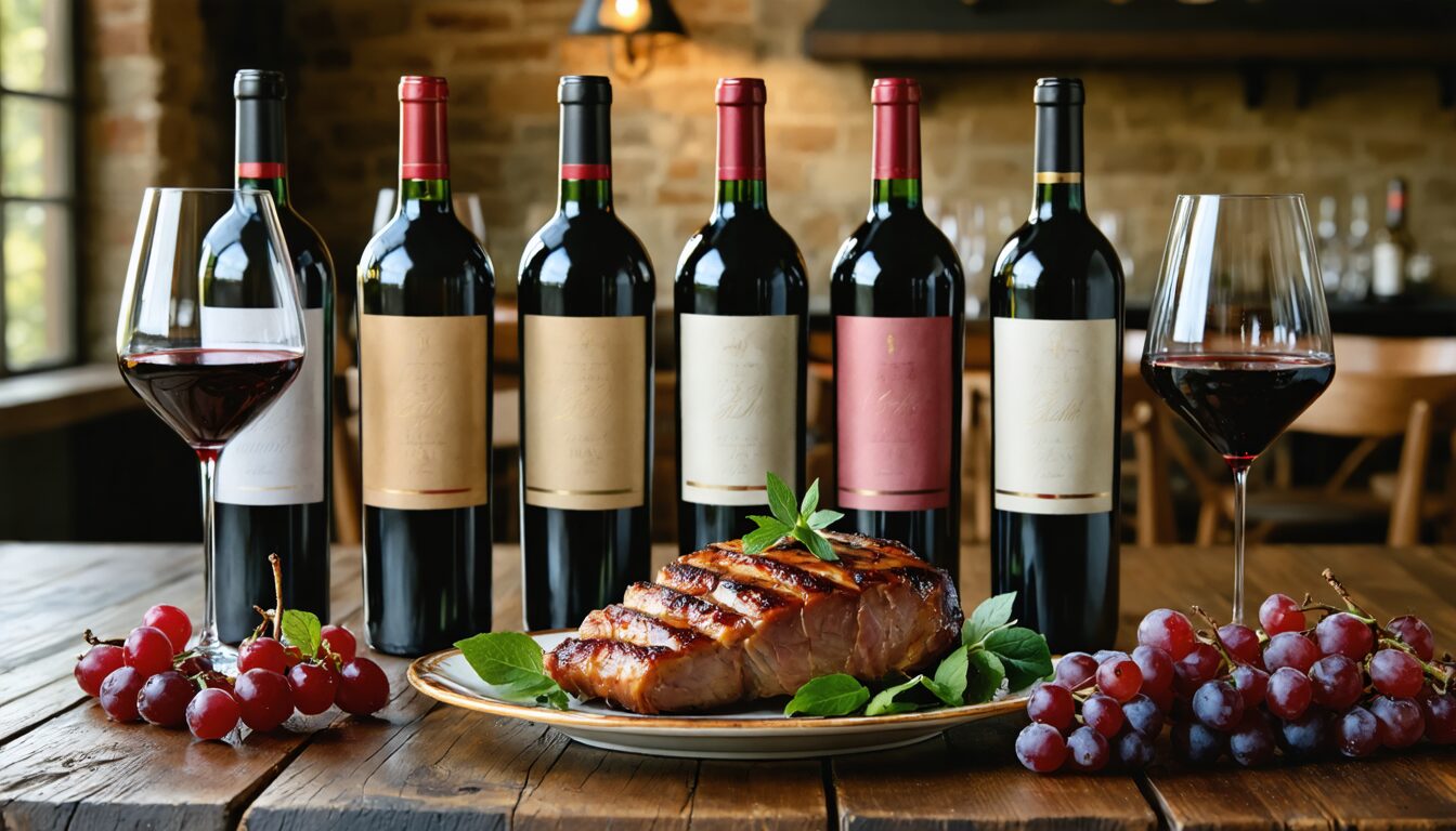 découvrez sept vins parfaits pour accompagner et sublimer la saveur unique d'un magret de canard, pour des accords mets et vins réussis.