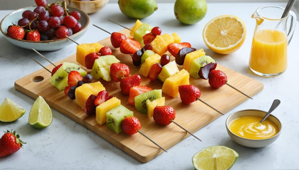 Astuces pour préparer vos brochettes de fruits à l’avance sans qu’elles ne brunissent