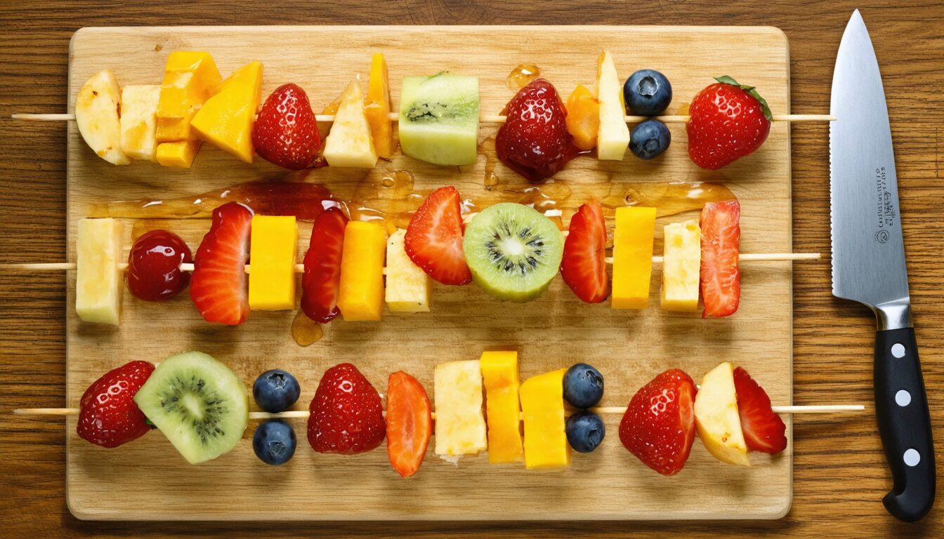 découvrez nos astuces simples et efficaces pour préparer vos brochettes de fruits à l'avance tout en évitant qu'elles ne brunissent, pour des fruits frais et appétissants à chaque dégustation.