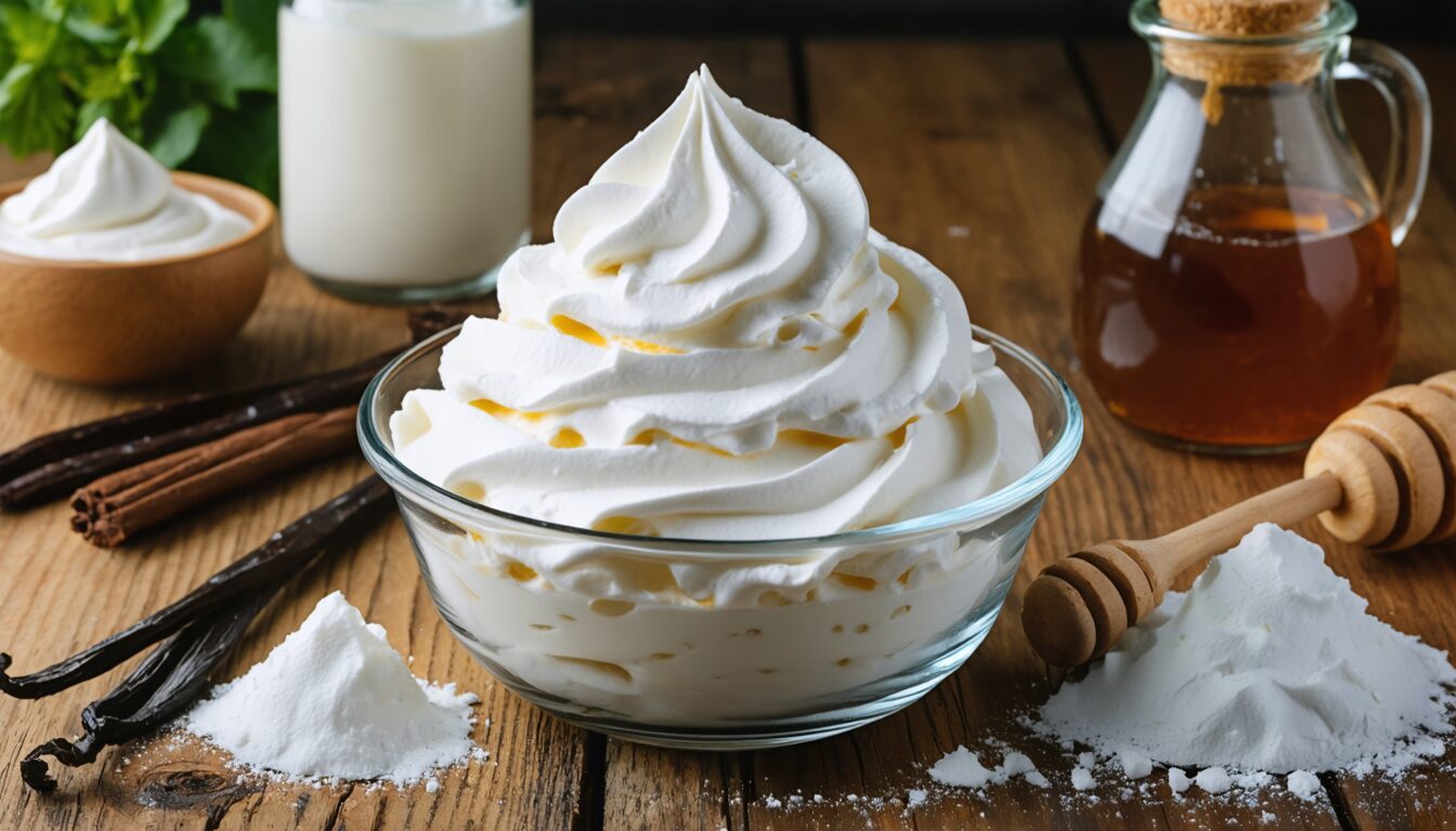 découvrez notre recette simple et savoureuse de chantilly maison sans sucre glace, idéale pour un dessert léger et naturel.