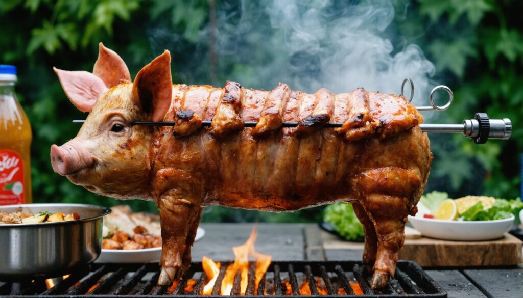Combien coûte un cochon grillé livré directement chez vous ?