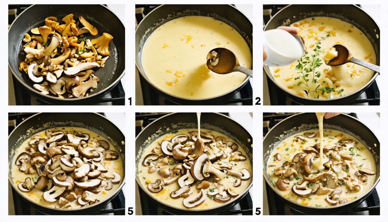 découvrez notre recette pas à pas pour préparer une sauce forestière onctueuse et facile, parfaite pour sublimer vos plats de viande et de champignons.