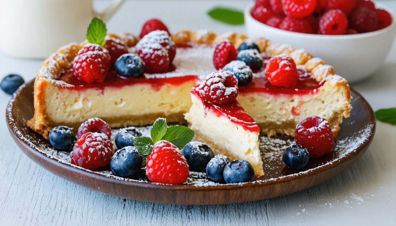 découvrez la recette authentique du käsekuchen, le cheesecake allemand moelleux, pour un délice fondant qui ravira vos papilles à chaque bouchée.